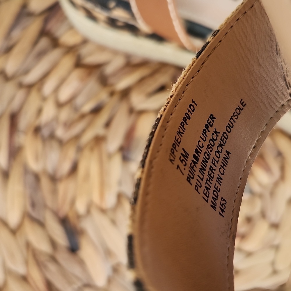 EUC STEVEN BY STEVE MADDEN KIPPIE ESPADRILLE PLATFORM SANDALS - Picture 6 of 8